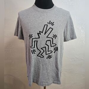 LACOSTE Collaboration Men Top Keith Haring T-Shirt Limited Edition VHTF Popular